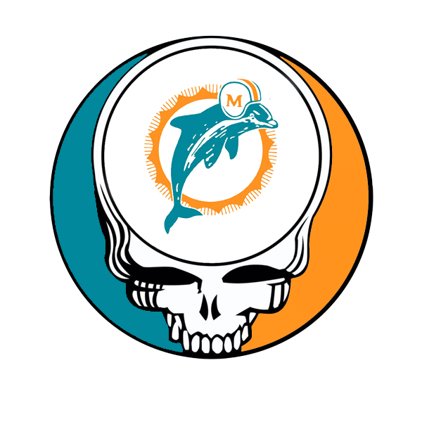 Dolphins Dead Sticker