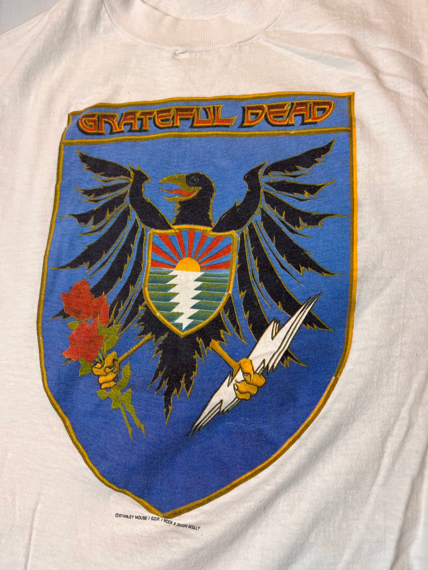 Vintage 80’s Grateful Dead Stanley Mouse Tshirt (Medium)