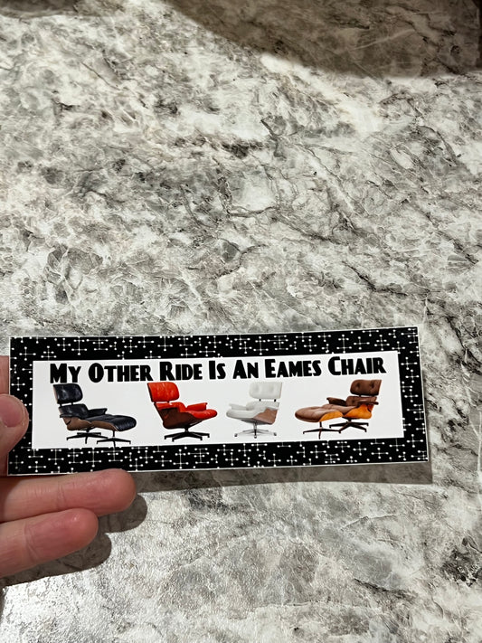 Eames Mini Bumper Sticker