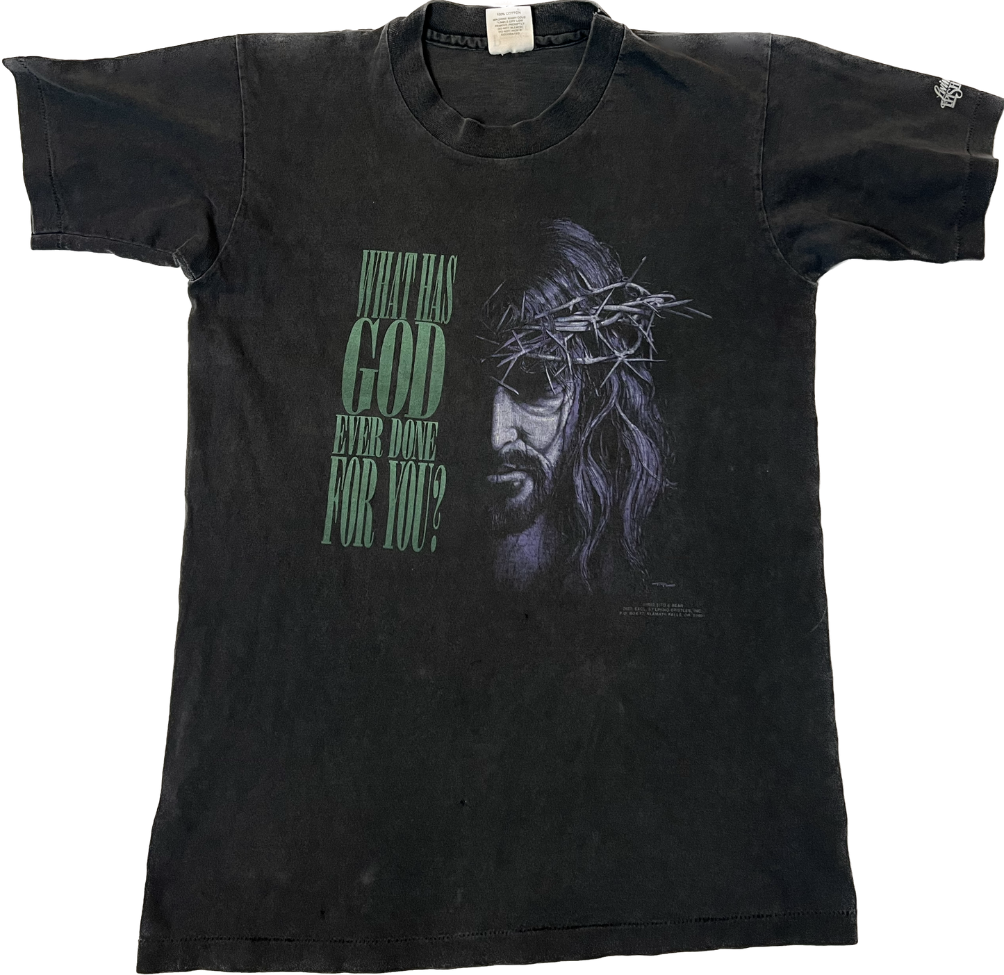 Vintage Living Epistles Jesus Tshirt (Small)