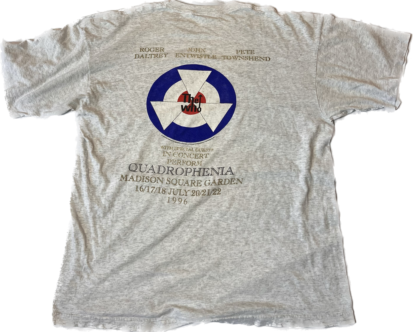 Vintage The Who Quadrophenia MSG 1996 TShirt (XL/2X)