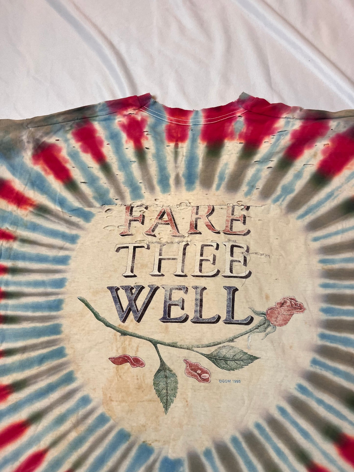 Vintage Grateful Fead “Fare Thee Well” JG Memorial Tshirt (L)