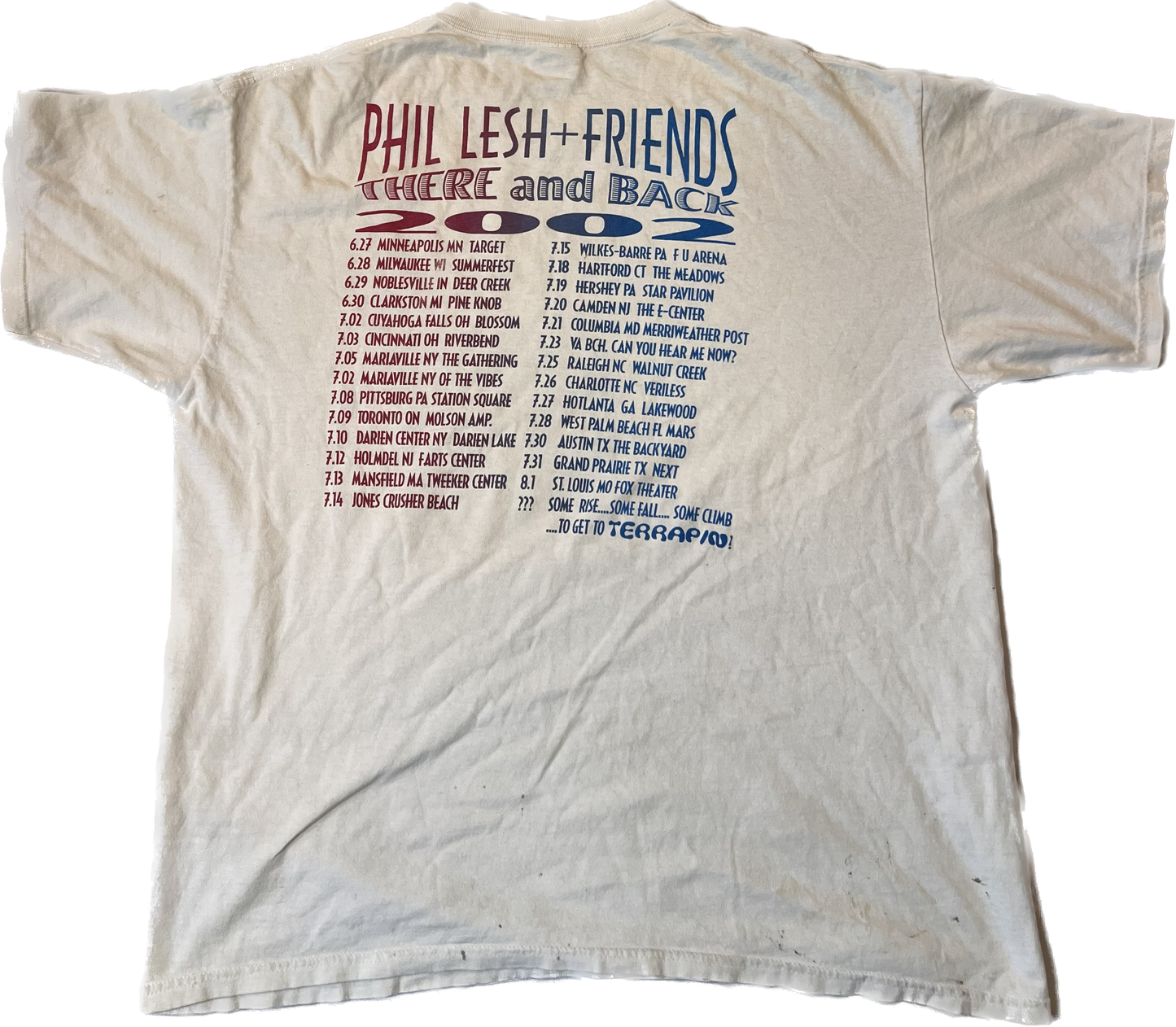 Y2K Phil Lesh and Friends ‘02 Tour Shirt (XL)