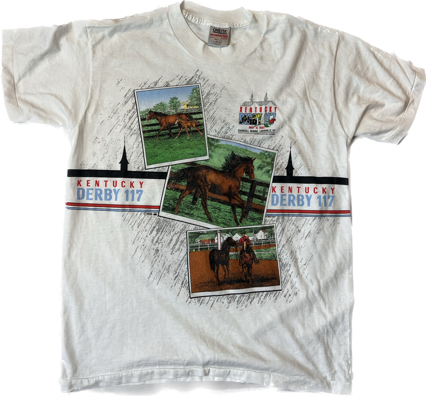 Vintage 117th Derby Tshirt (Large)