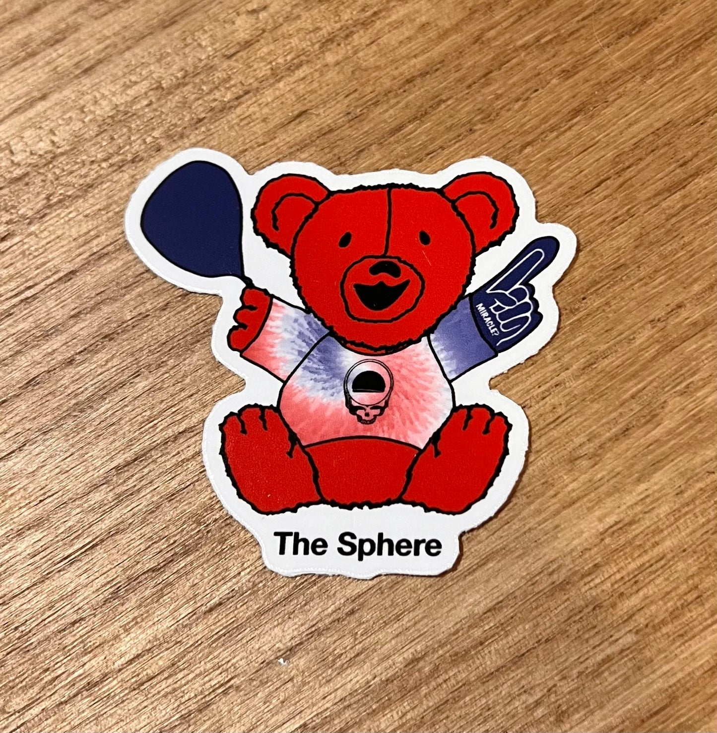 Sphere bear sticker