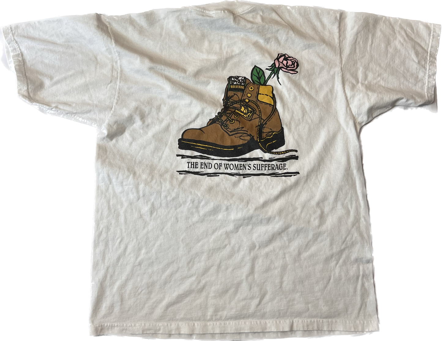 Vintage Wolverine Boots Tshirt (XL)