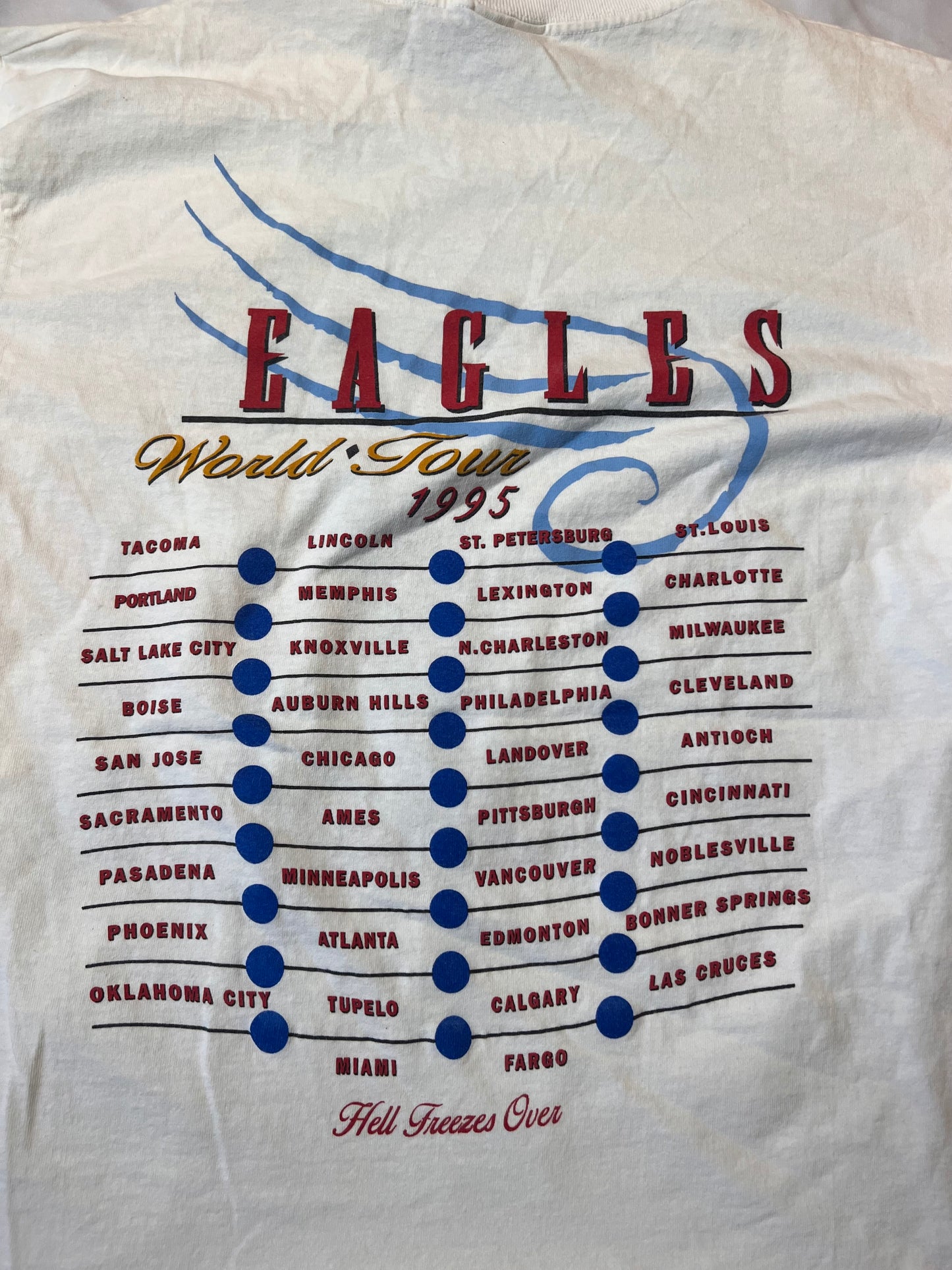 Vintage Eagles “Hell Freezes Over” ‘95 Tshirt (Large)