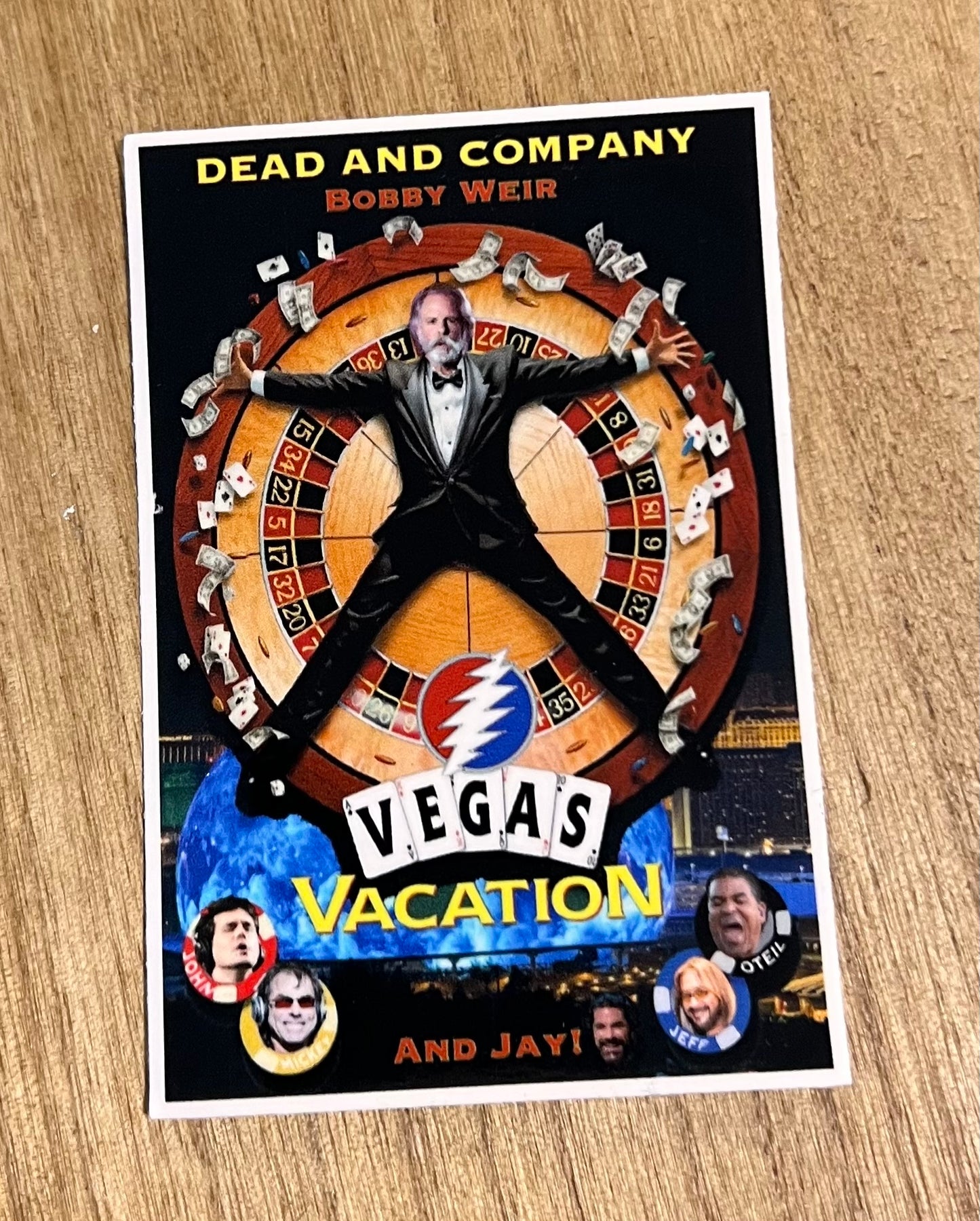 Dead and Co. Vegas Vacation Sticker