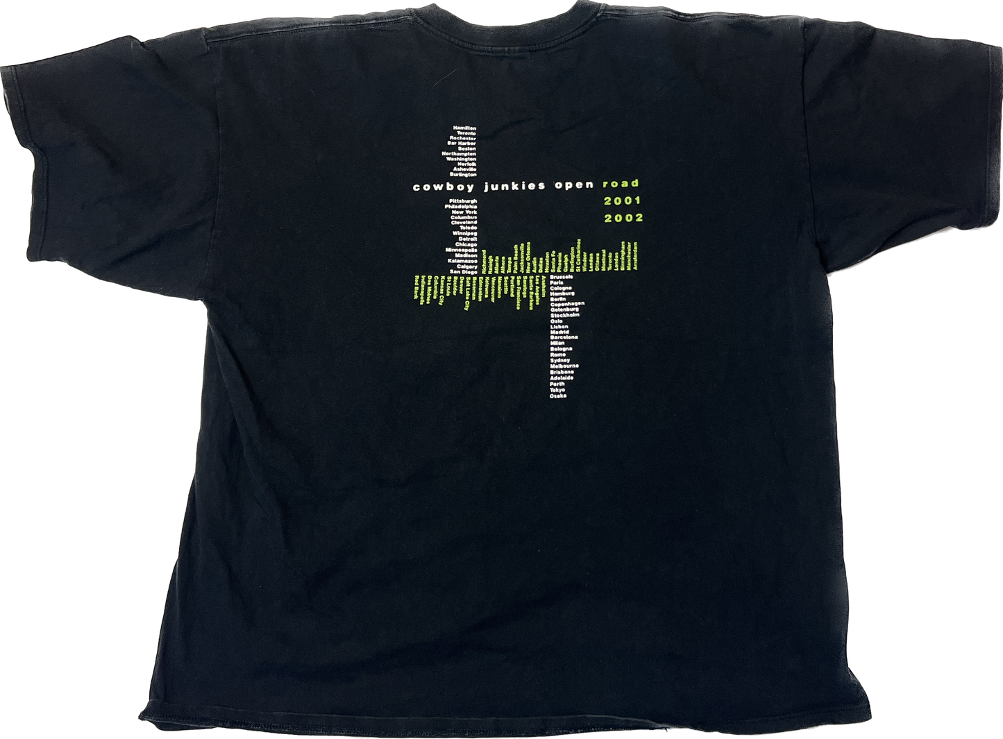 Y2K Cowboy Junkies ‘01/‘02 Tshirt (XL)