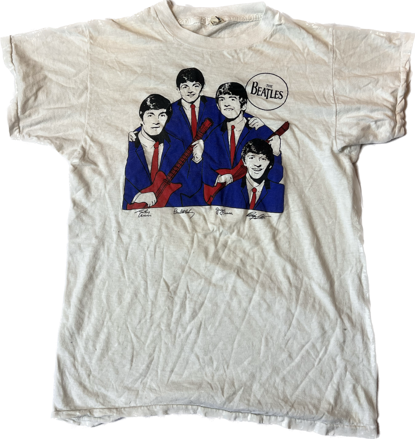 Vintage 80’s Beatles Shirt (XS/Small)