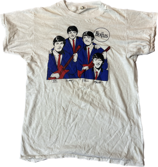 Vintage 80’s Beatles Shirt (XS/Small)