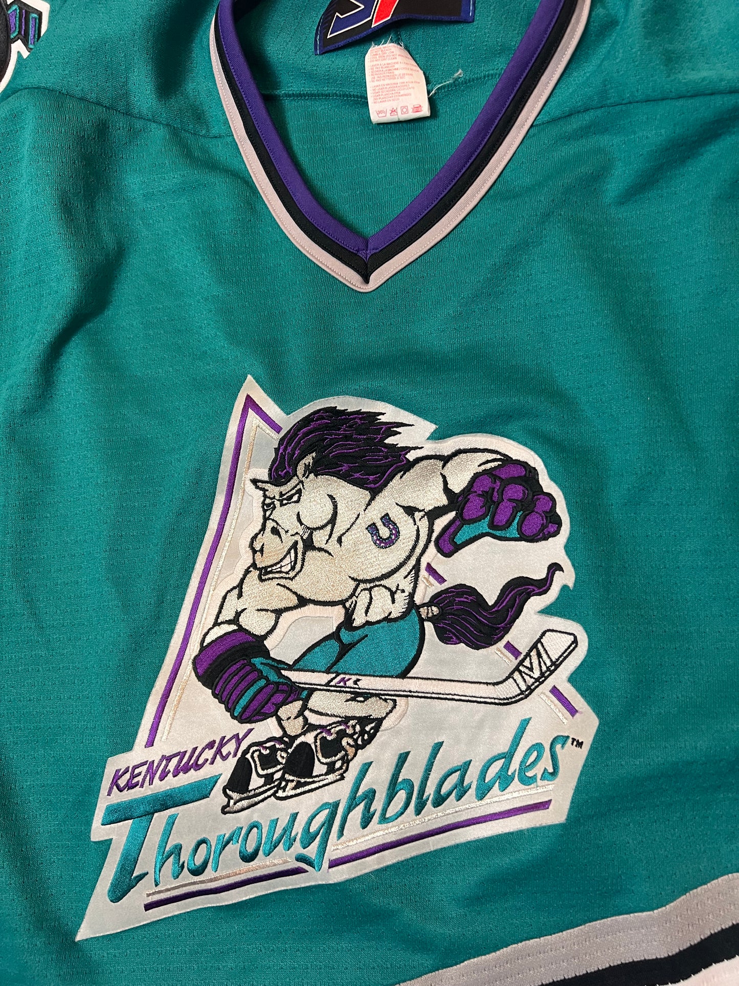 Vintage Kentucky Thoroughblades Teal Jersey (Medium)