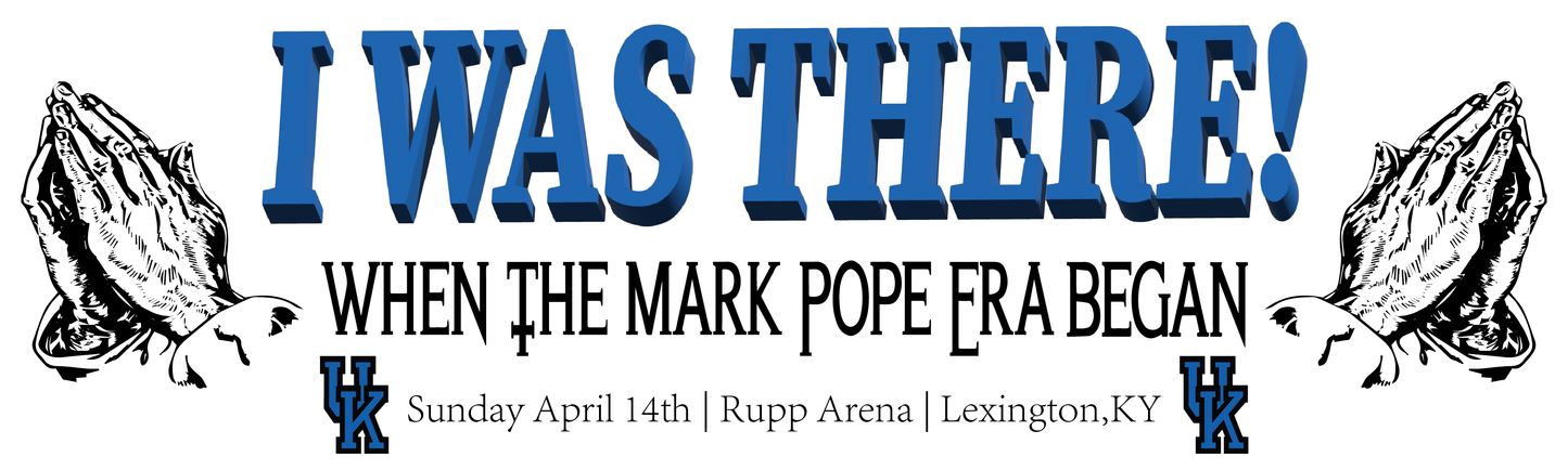 Mark Pope "I Was There" Bumper Sticker