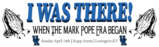 Mark Pope "I Was There" Bumper Sticker