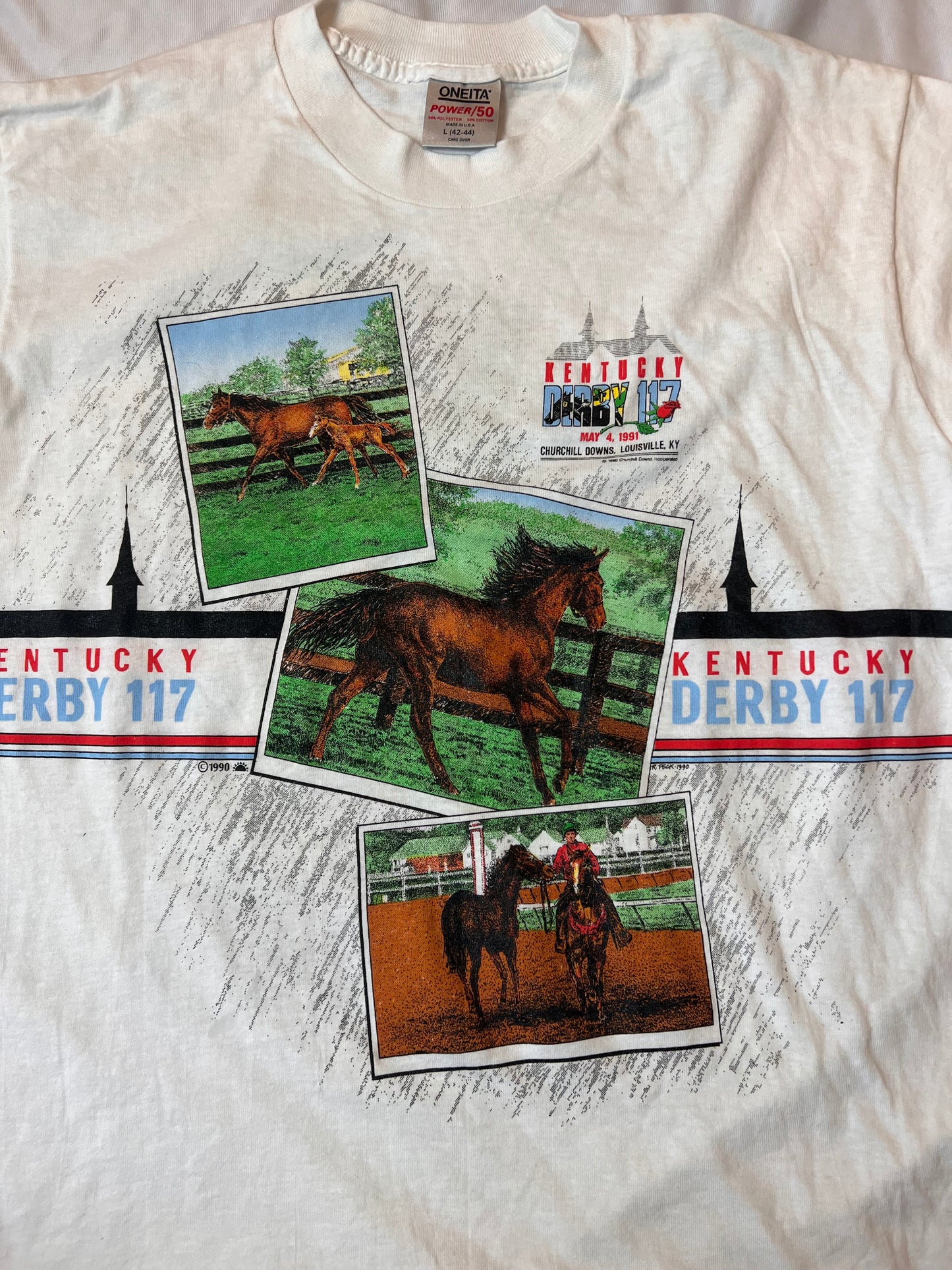 Vintage 117th Derby Tshirt (Large)