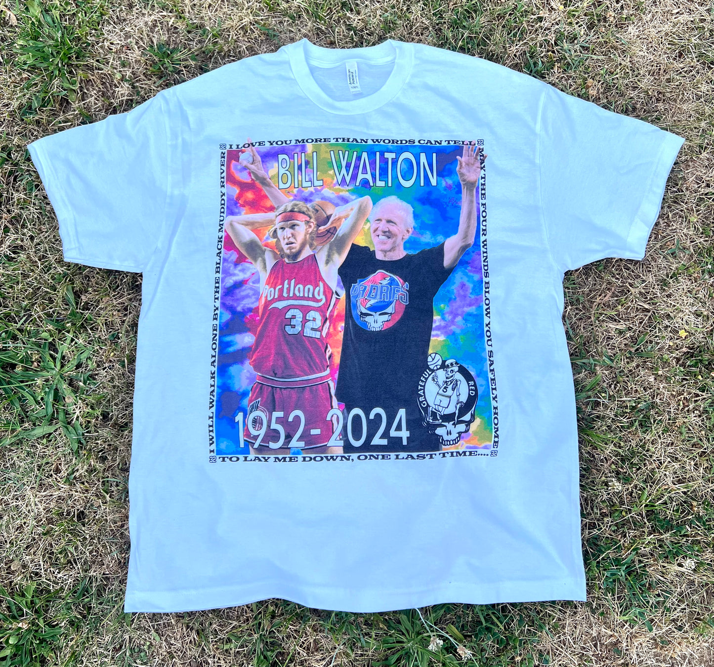 Bill Walton Memorial Shirt (American apparel)