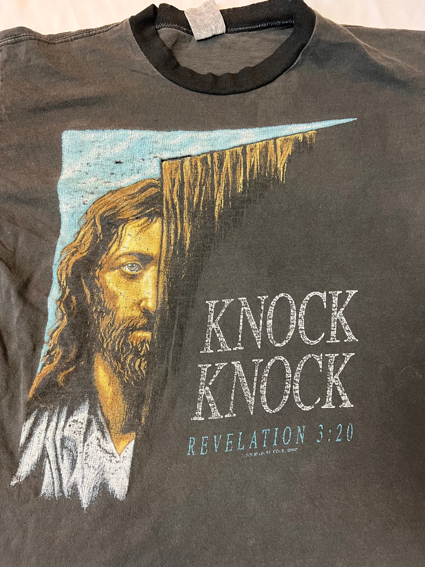 Vintage “Knock Knock” Jesus T (XS)