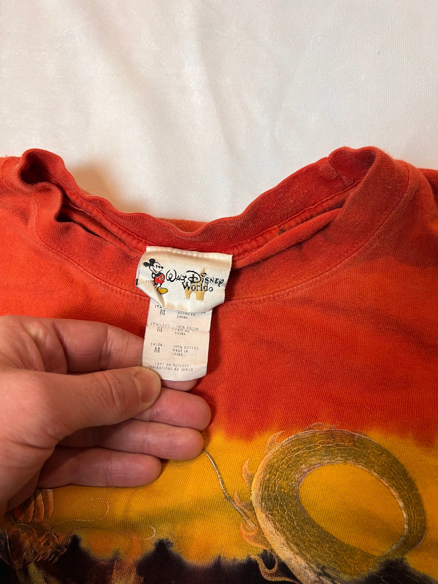 Vintage Disney World Tye Dye Tshirt (M/L)