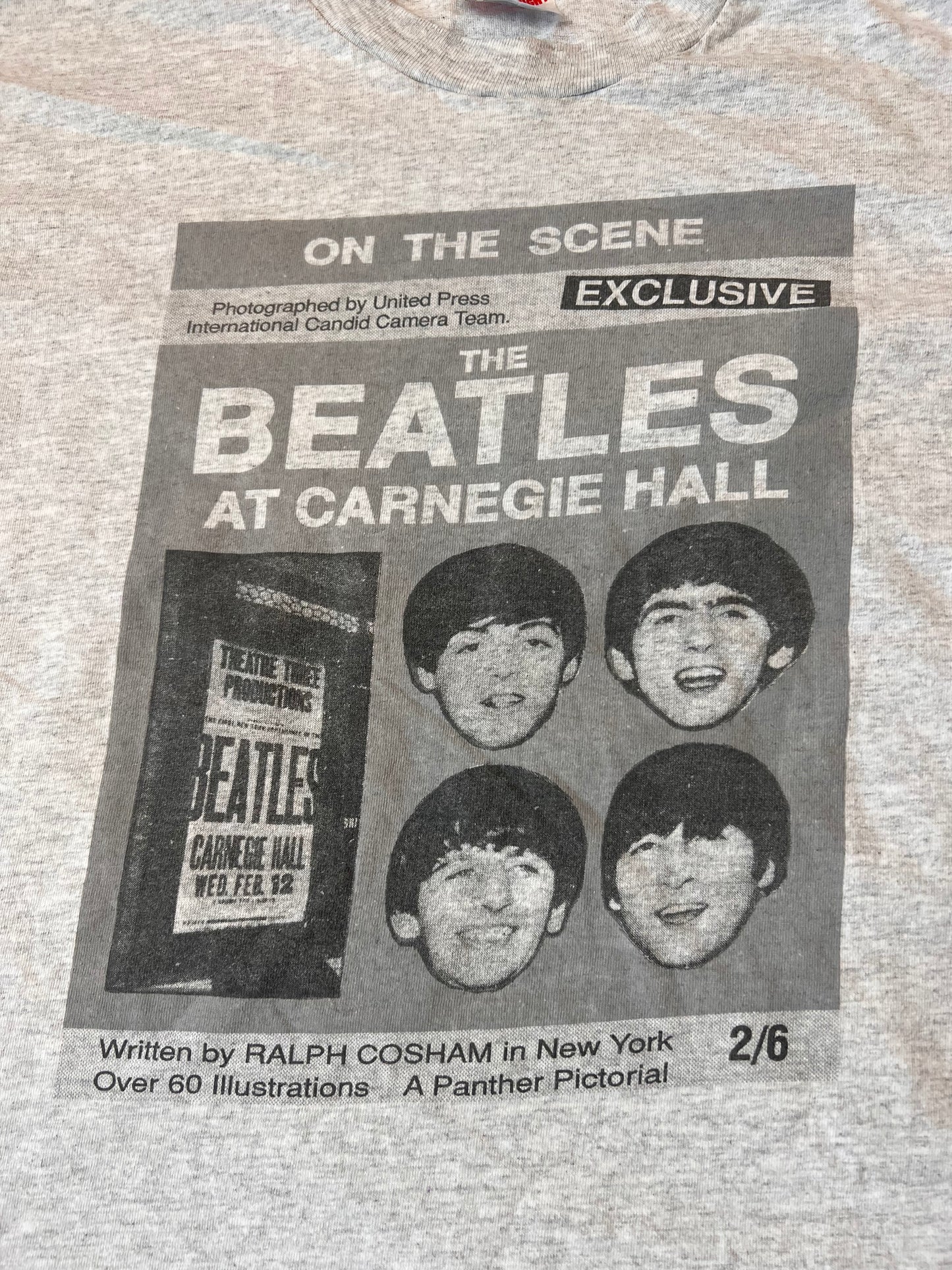 Vintage Beatles Carnegie Hall Tshirt (Large/XL)