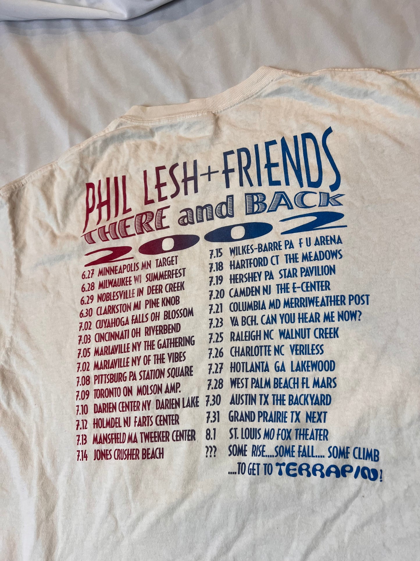 Y2K Phil Lesh and Friends ‘02 Tour Shirt (XL)