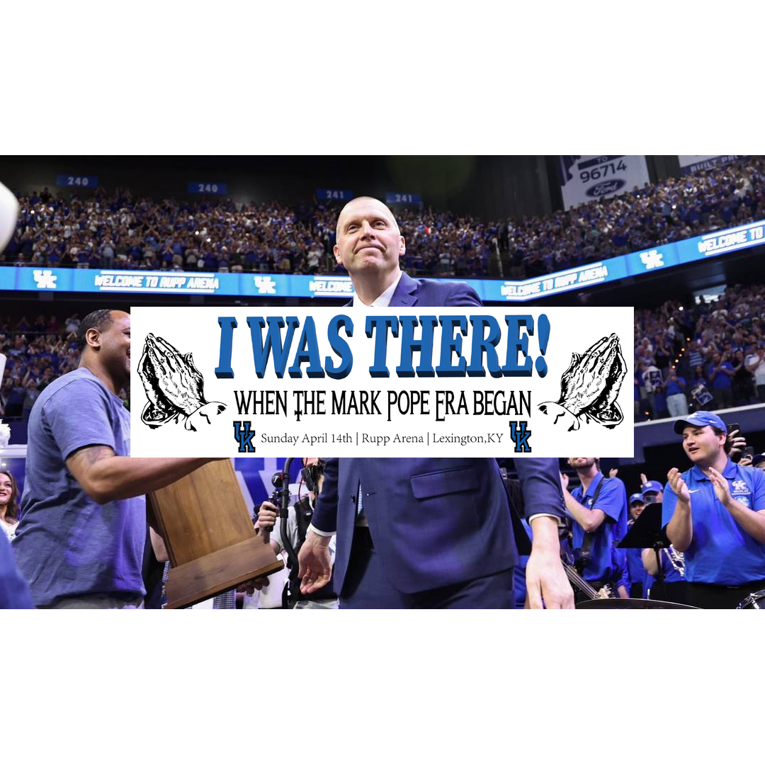 Mark Pope "I Was There" Bumper Sticker