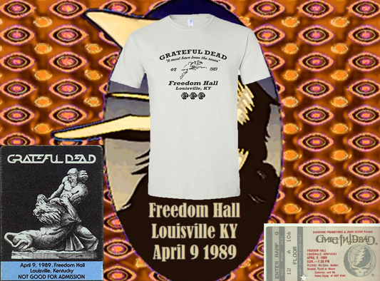 Grateful Dead Freedom Hall 1989 Tshirt