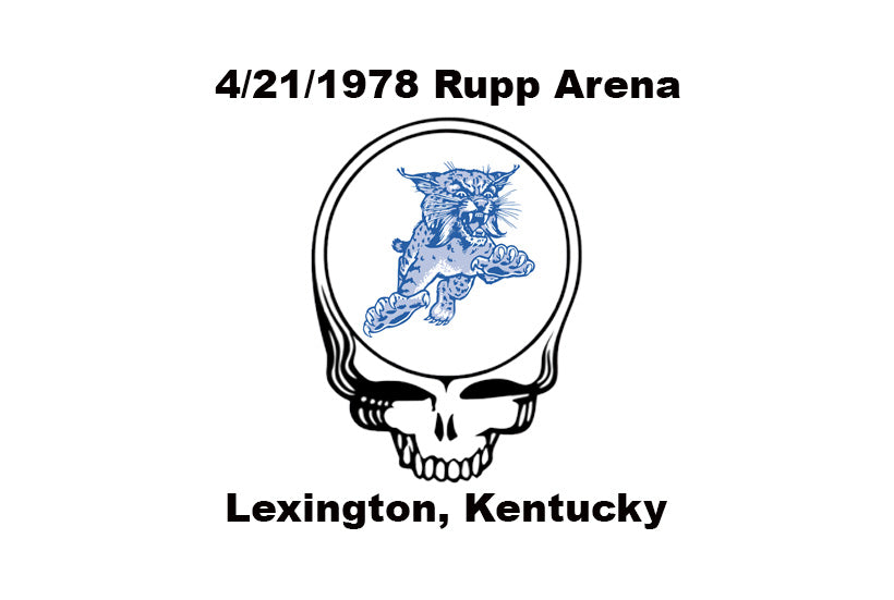 4/21/78 Grateful Dead Rupp Arena Sticker